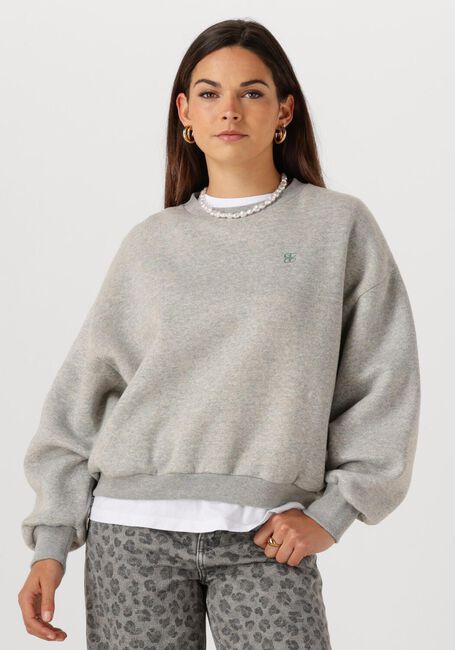 Graue BY-BAR Sweatshirt BIBI LUCKY CURVE SWEATER - large