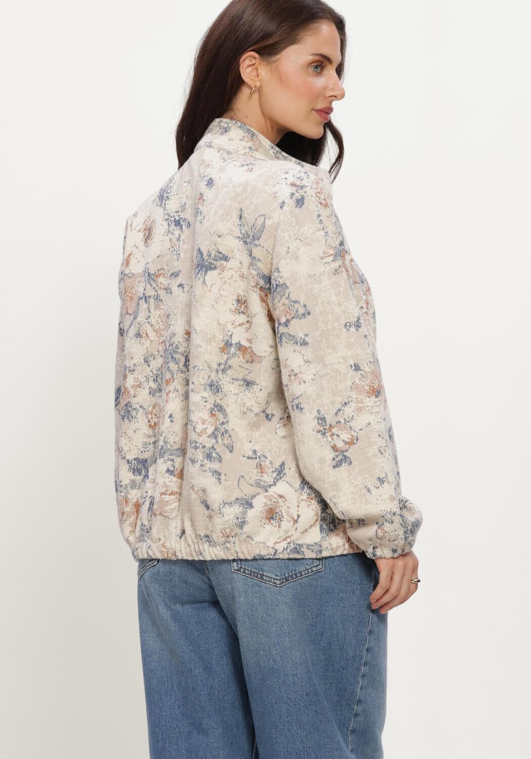 Nicht-gerade weiss STUDIO ANNELOES Blusen Nouri jacquard jacket - large