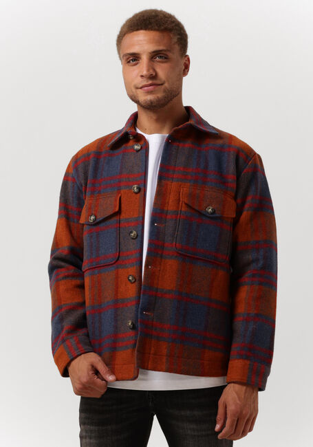 Braune SELECTED HOMME Overshirt SLHWALTER OVERSHIRT W - large