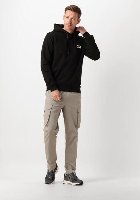 Schwarze PURE PATH Pullover REGULAR FIT SWEATERS HOODIE302 - large