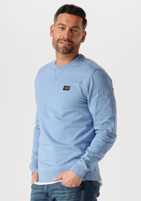 Blaue PME LEGEND Sweatshirt CREWNECK AIRSTRIP SWEAT - large