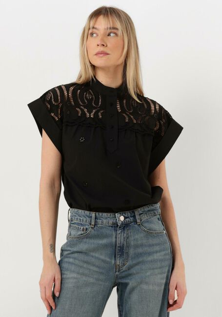 Schwarze SUNCOO Blusen LINA - large