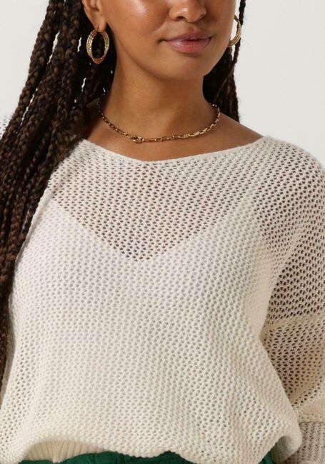 Ecru SIMPLE Top KNIT-ECO-50CO-24-1 - large