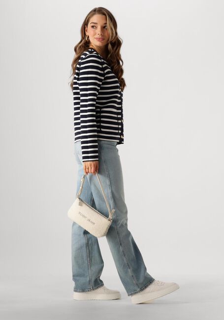 Blaue TOMMY HILFIGER Strickjacke CO JERSEY STCH REVERSIBLE CARDI - large