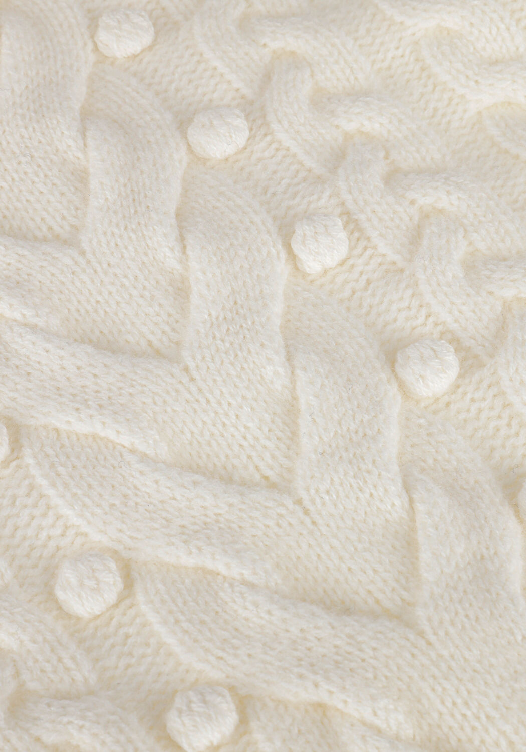 Ecru IDANO Rollkragenpullover GASPARINE - large