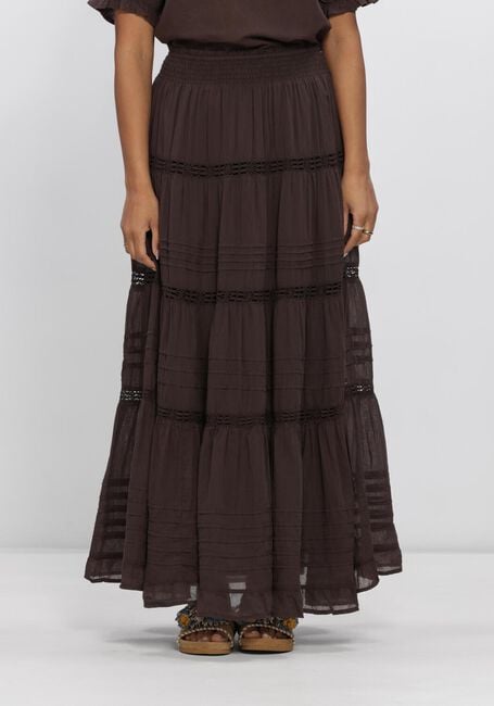 Braune NEO NOIR Midirock FELICIA S VOILE SKIRT - large