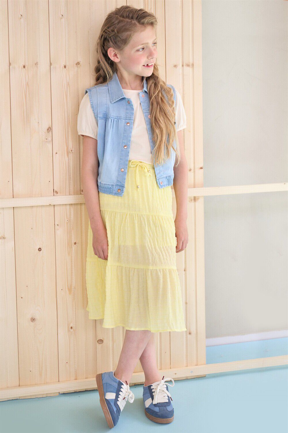 Gelbe NONO Midirock NAEL MAXI SKIRT - large