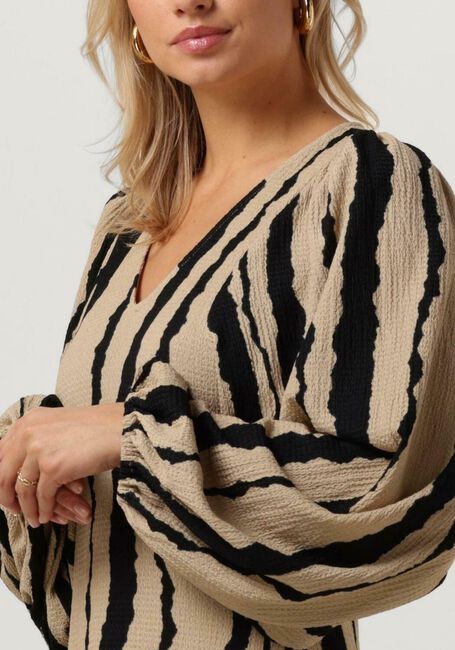 Beige MODSTRÖM Midikleid HARLANDMD PRINT DRESS - large