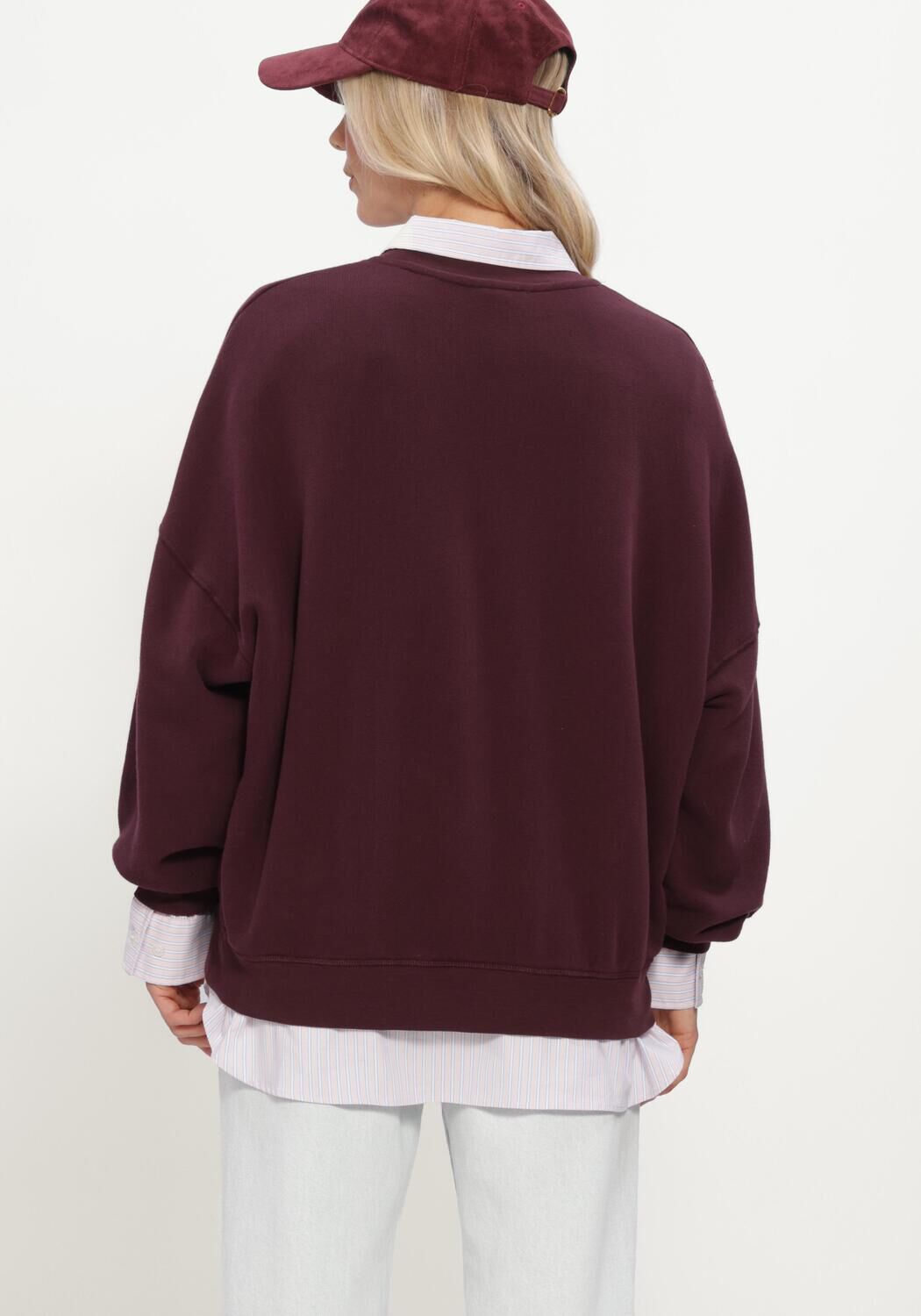 Braune AMERICAN VINTAGE Sweatshirt ATUBAY - large