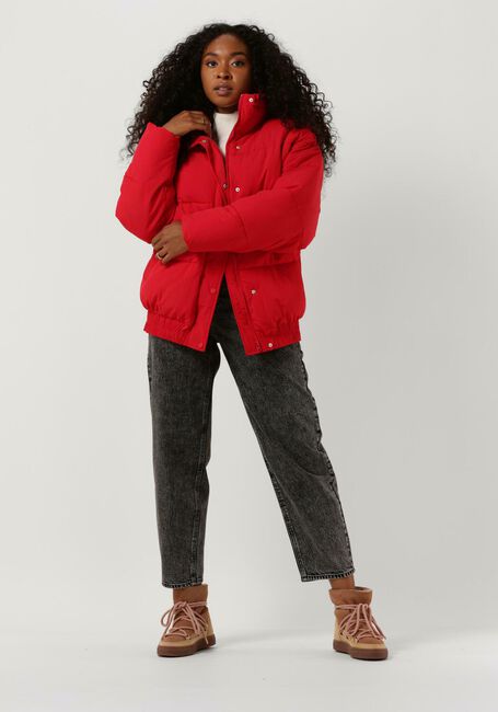 Rote ANOTHER LABEL Wattierte Jack MILLE OVERSIZED PUFFER - large