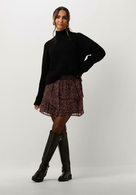 Schwarze NOTRE-V Pullover HEAVY KNIT TOP - large