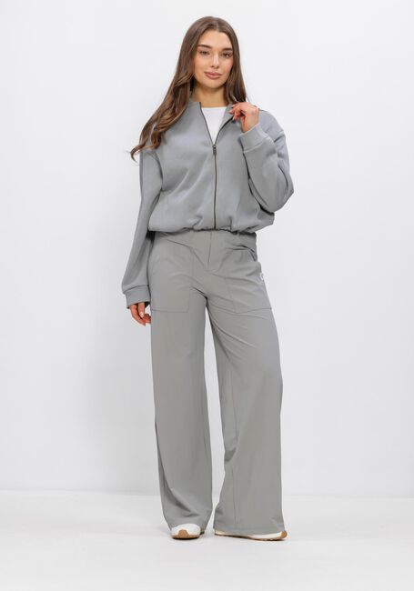 Graue PENN & INK Strickjacke CARDIGAN PRINT - large