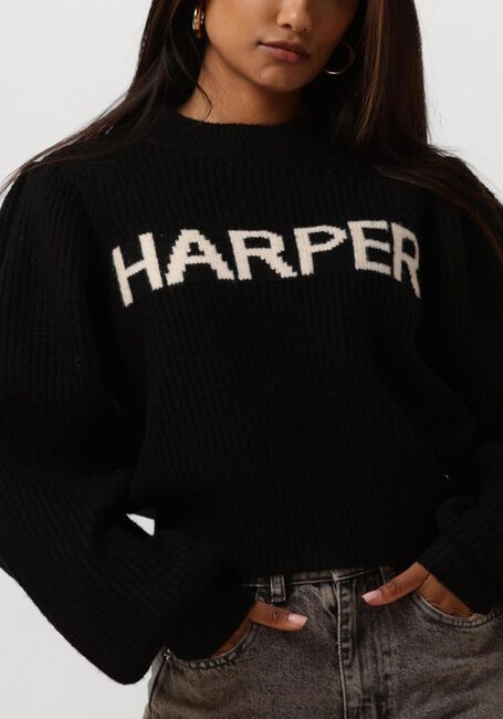 Schwarze HARPER & YVE Pullover LYSANNE-JU - large