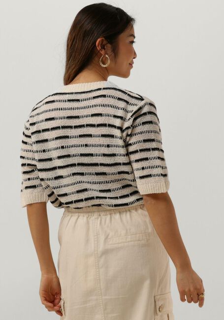 Schwarze NUKUS Pullover VINNA PULLOVER SS STRIPE - large