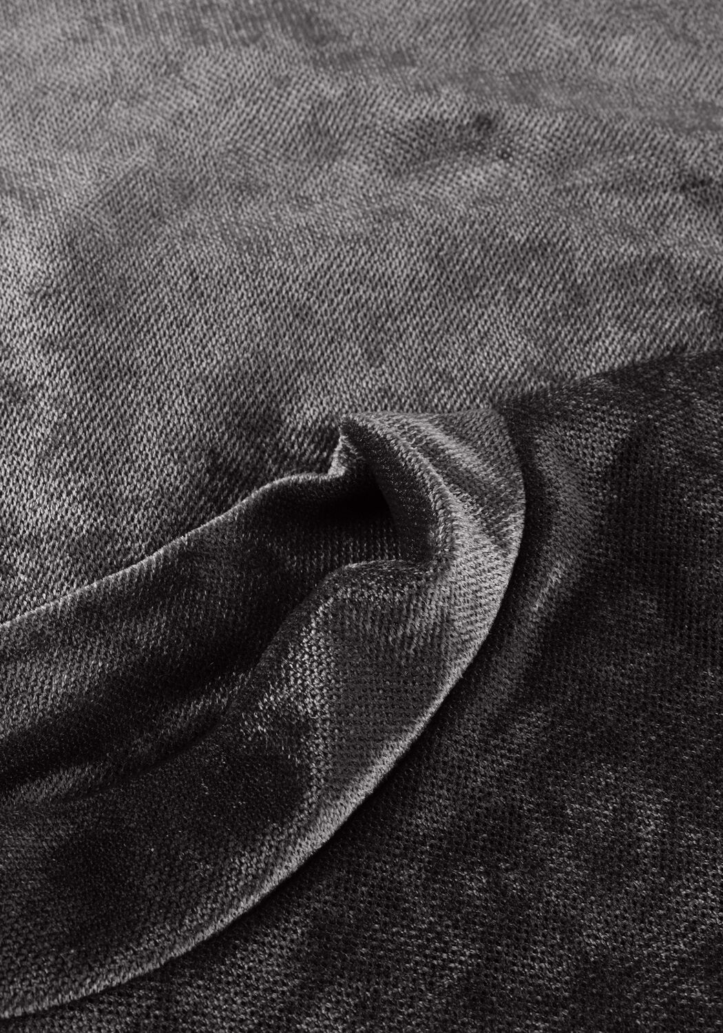 Anthrazit LIKE FLO Top ELINA FLO VELVET MESH TOP - large