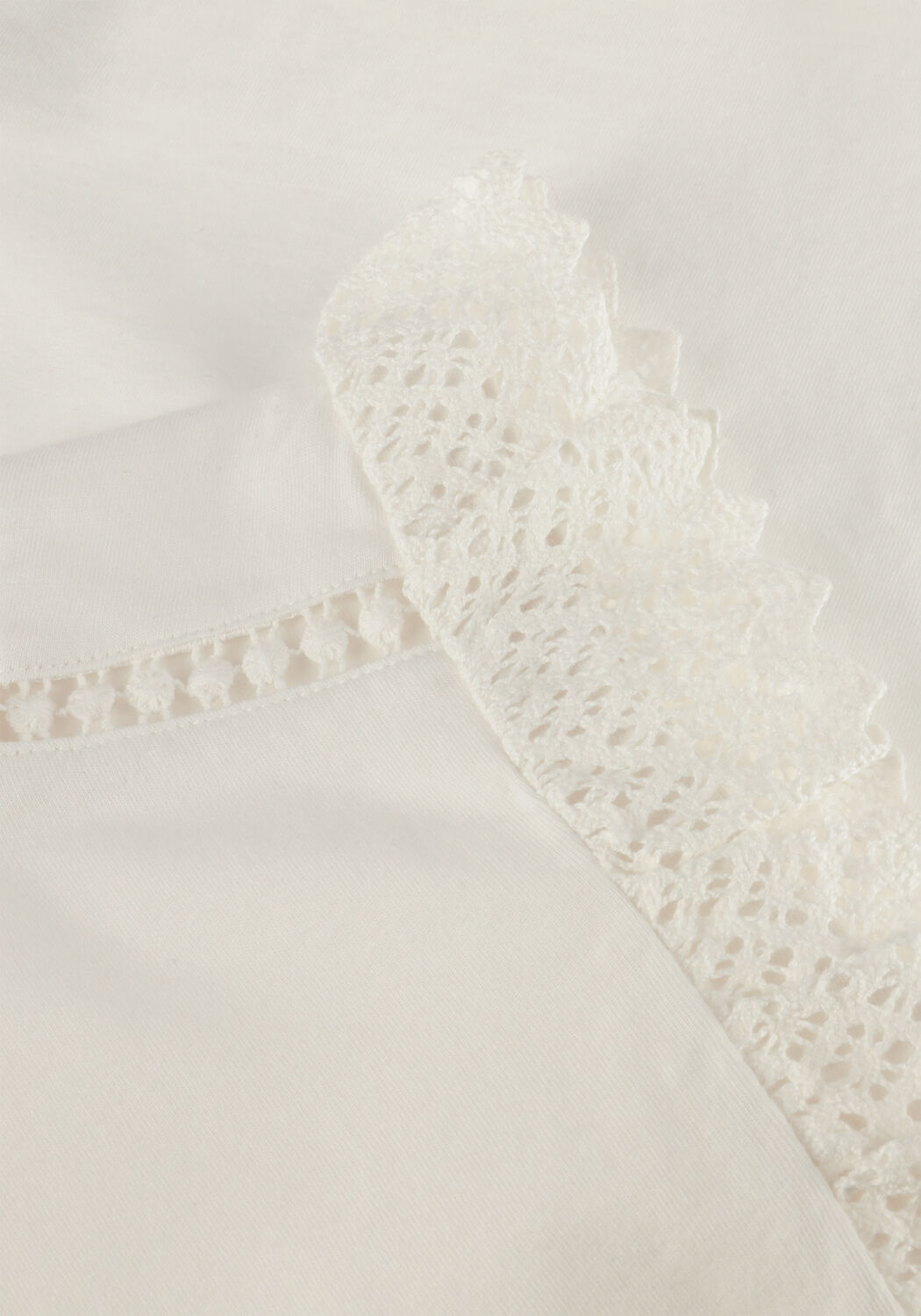 Wei&szlig;e MAYORAL T-shirt S/S CROCHET T-SHIRT - large