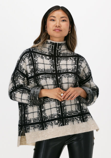 Schwarze SECOND FEMALE Pullover LOUISA KNIT T-NECK - large