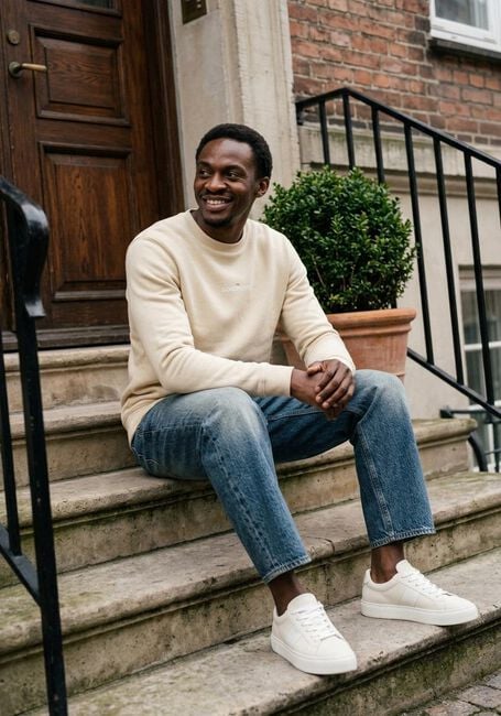 Creme THE GOODPEOPLE Sweatshirt LITO - large