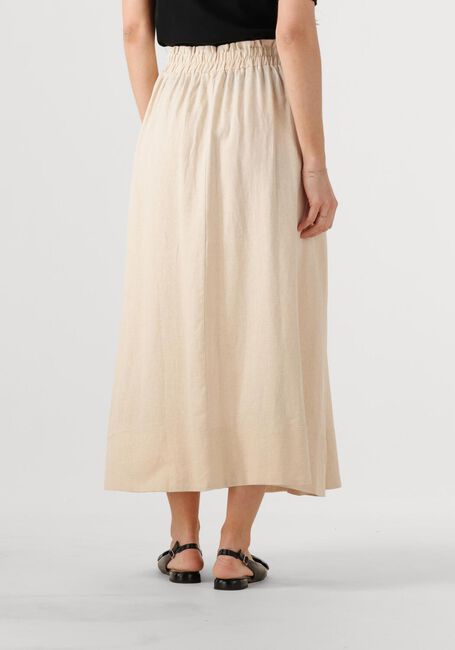 Beige Y.A.S. Maxirock YASFLAXY HW ANKLE SKIRT NOOS - large