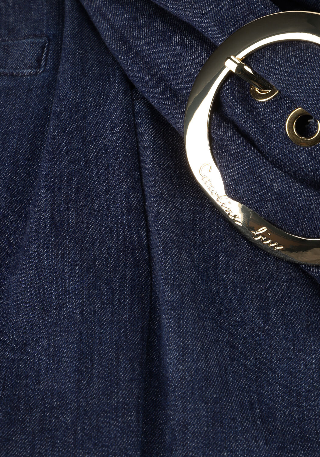 Blaue CAROLINE BISS Weite Hose 1501 - large