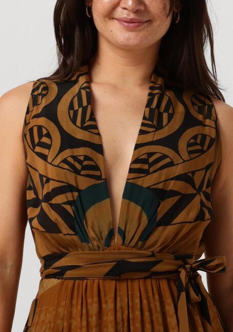 Braune MES DEMOISELLES Maxikleid MUSE - large
