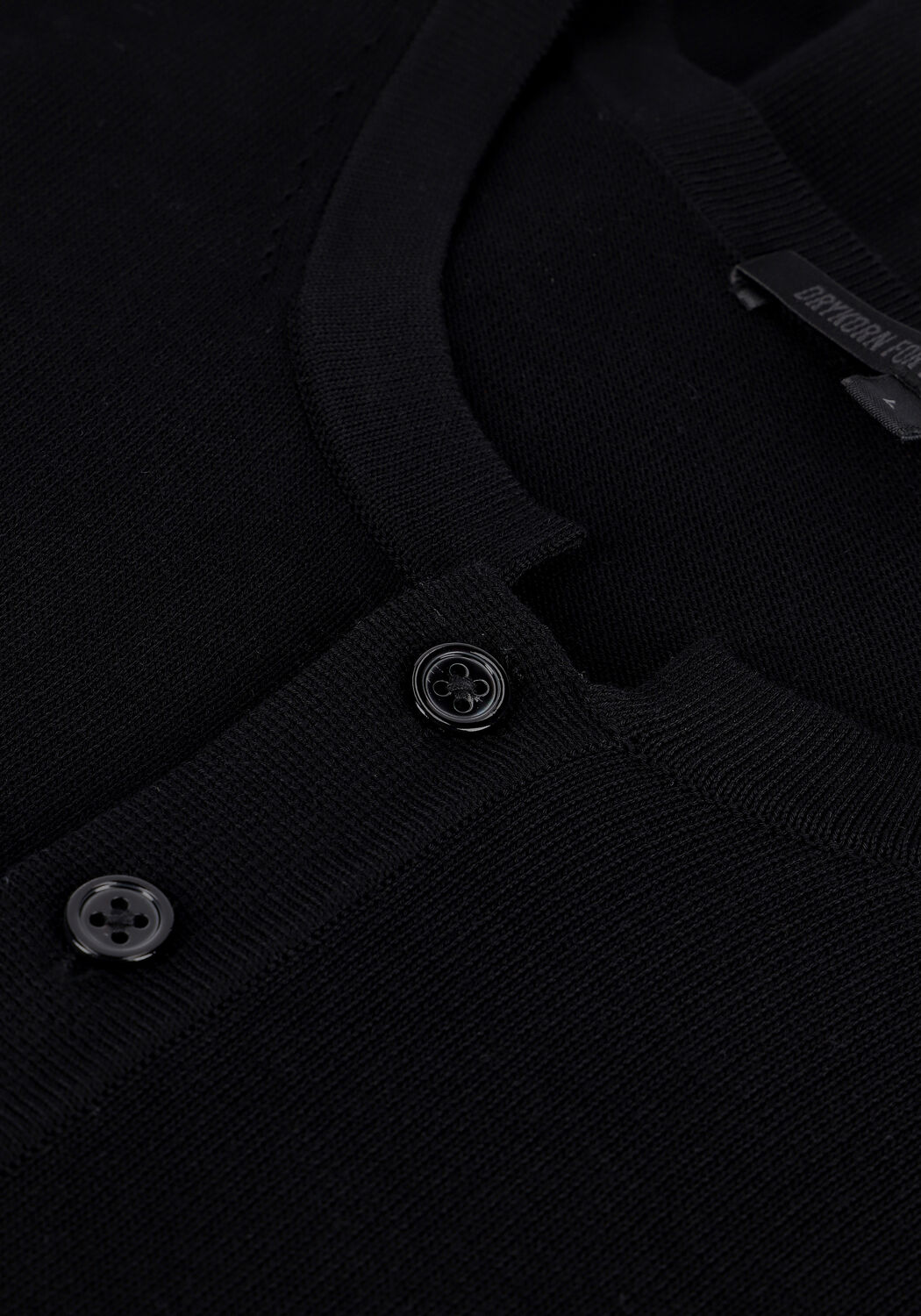 Schwarze DRYKORN Polo-Shirt ERIK 420071 - large