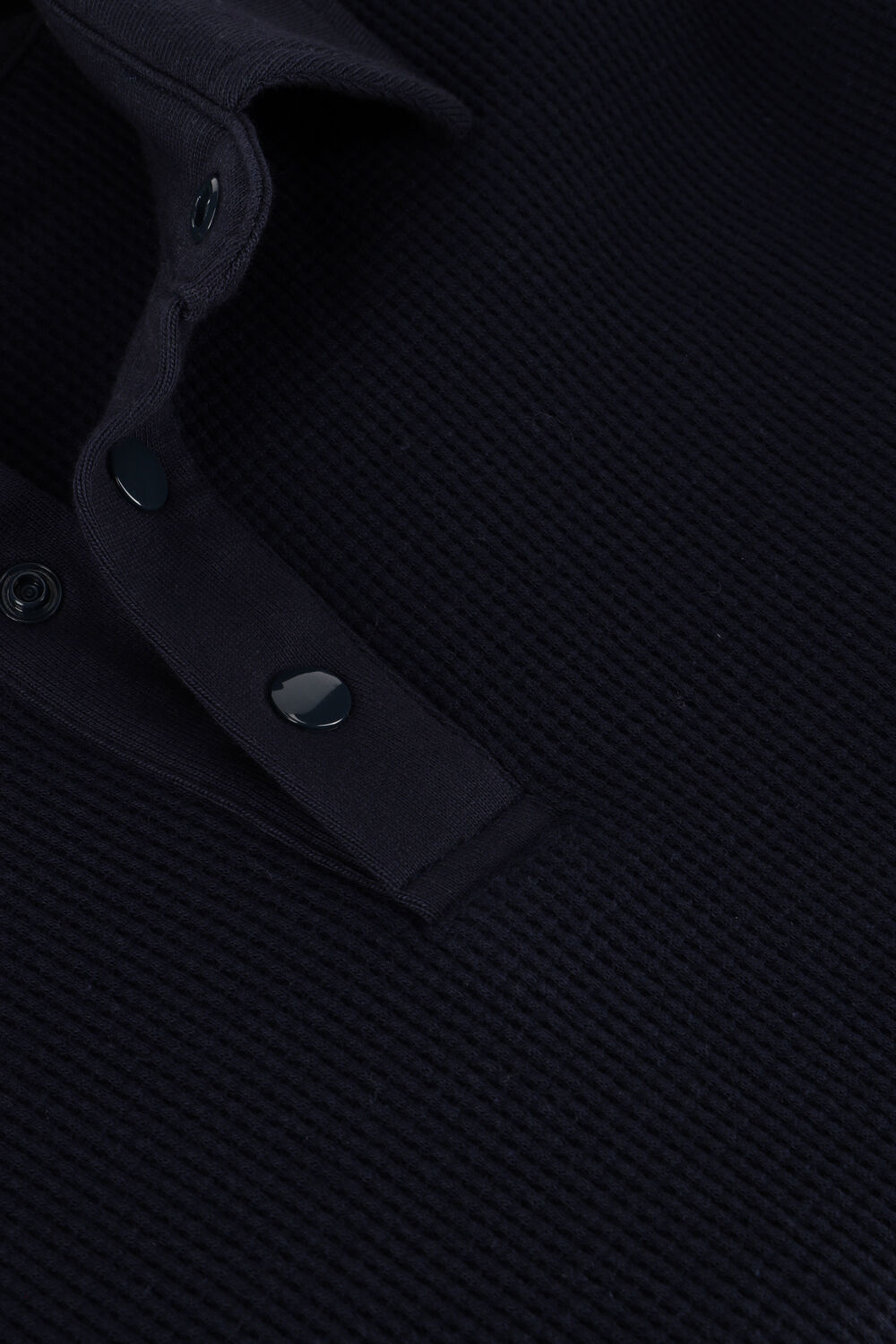 Dunkelblau ANERKJENDT Polo-Shirt AKKIKI WAFFLE POLO TEE - large