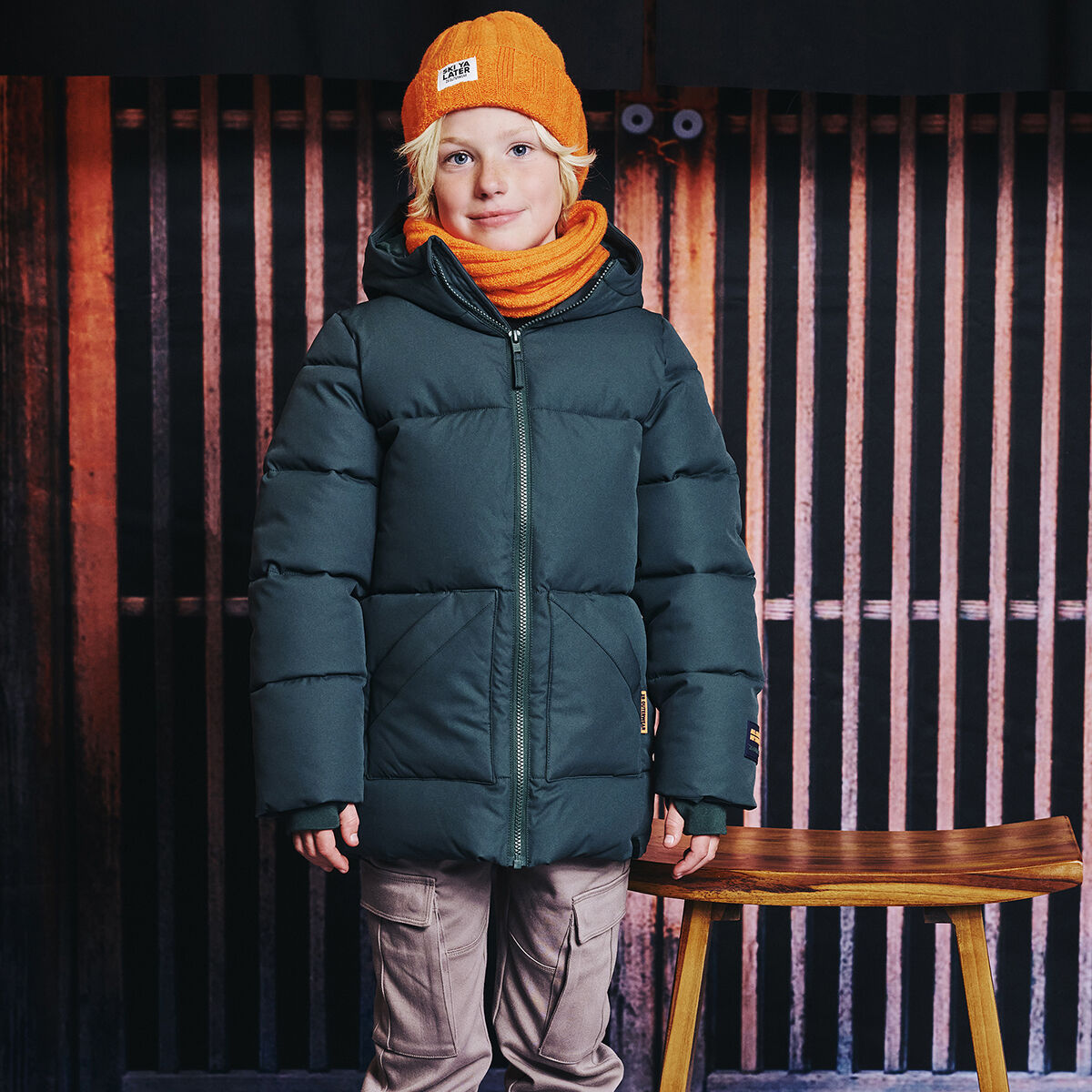 Dunkelgr&uuml;n Z8 Wattierte Jack EWALD - large