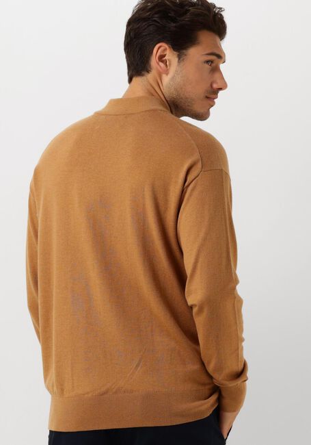 Camelfarbene SCOTCH & SODA Pullover DROPPED SHOULDER MOCK NECK PULLOVER - large
