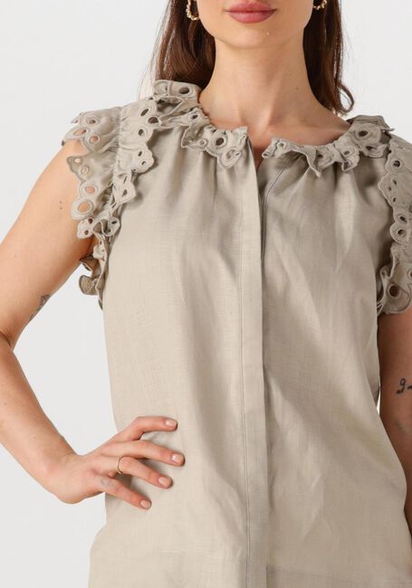 Beige COPENHAGEN MUSE Top NATULI SHIRT - large