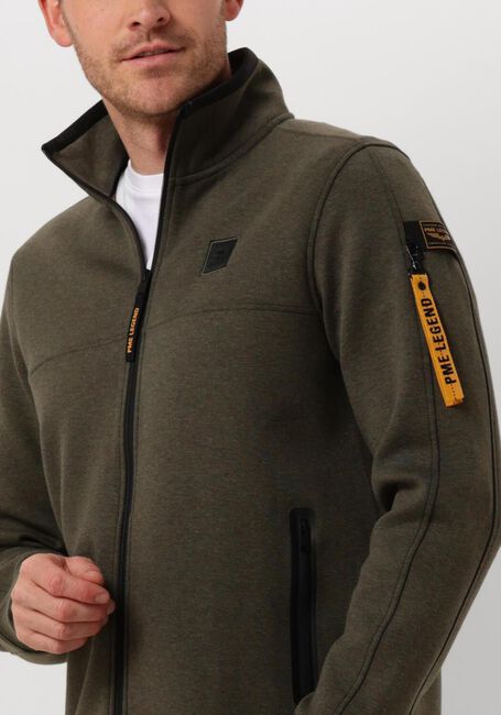 Grüne PME LEGEND Jacken ZIP JACKET INTERLOCK - large