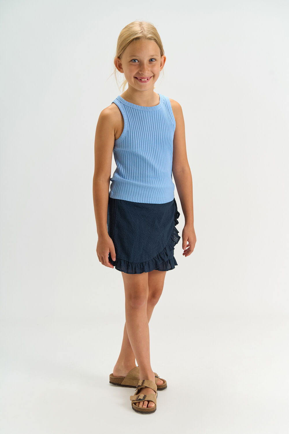 Blaue THE NEW Kurze Hose TNTESSA SHORT - large