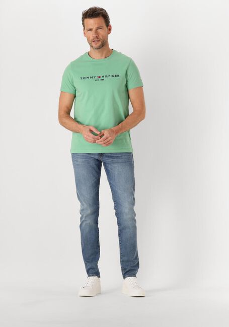 Grüne TOMMY HILFIGER T-shirt TOMMY LOGO TEE - large