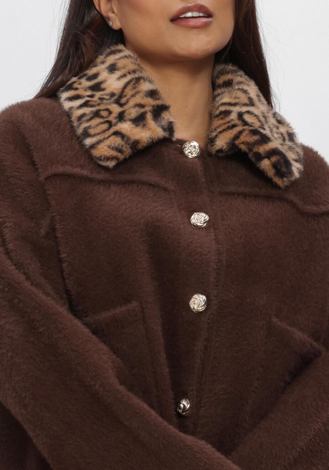 Braune AMAYA AMSTERDAM Pullover LINA KNITWEAR - large