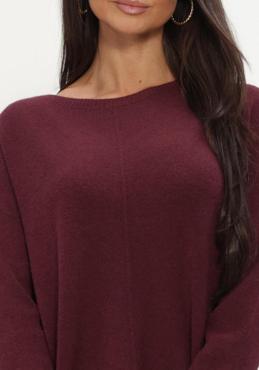 Bordeaux SIMPLE Rollkragenpullover KNIT-BASE-VISC-26-3 - large