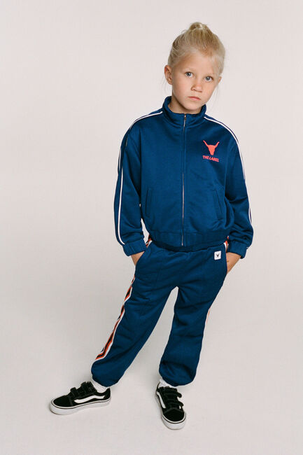 Dunkelblau ALIX MINI Jack KNITTED TRAINING JACKET - large