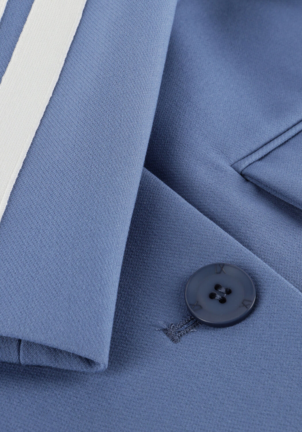 Dunkelblau ALIX THE LABEL Blazer LADIES WOVEN STRIPE TAPE BLAZER - large