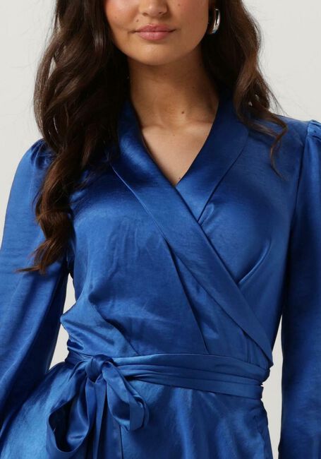 Blaue NOTRE-V Minikleid NV-DORIS SATIN DRESS - large