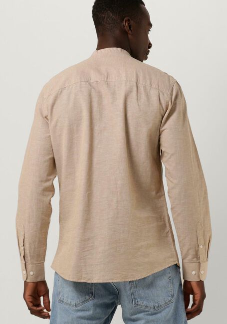 Beige SELECTED HOMME Casual-Oberhemd SLHSLIMNEW-LINEN SHIRT LS BAND W - large
