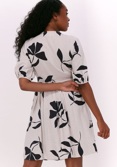 Sand SELECTED FEMME Minikleid SLFRAMI 2/4 AOP SHORT WRAP DRESS - large