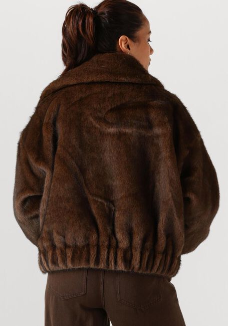 Braune SUNCOO Fake-Fur-Jack EVAN - large