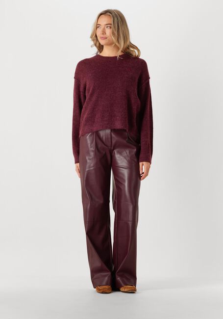 Bordeaux DANTE6 Weite Hose JULES FAUX LEATHER PANTS - large