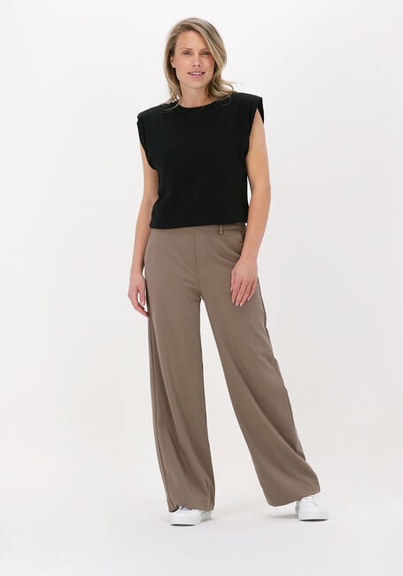 Taupe OBJECT Weite Hose OBJLISA WIDE PANT - large