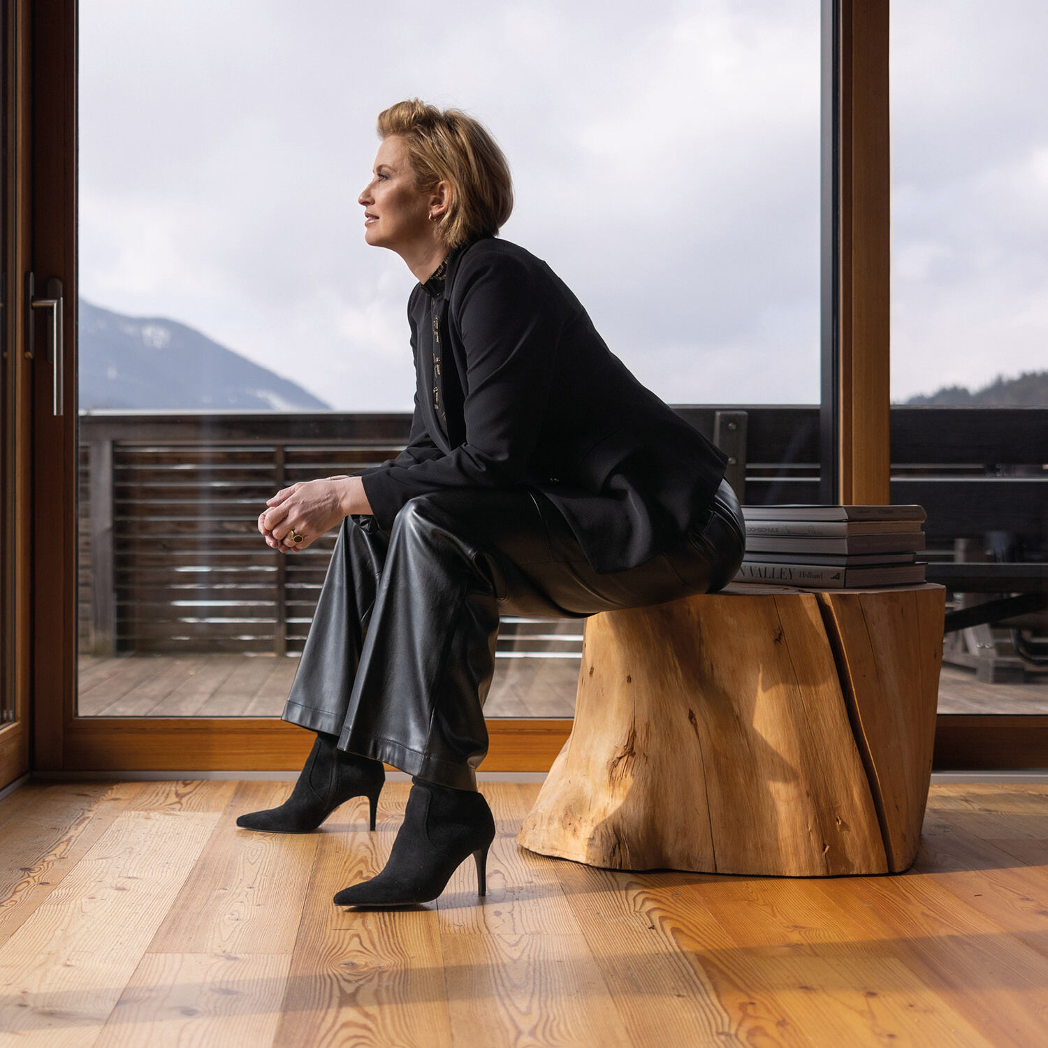 Schwarze MEXX Stiefeletten MILEY - large