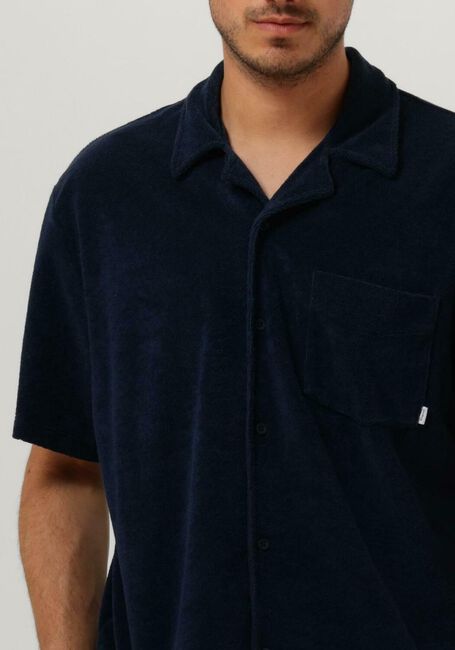 Dunkelblau WOODBIRD Polo-Shirt MAYS TOWEL SHIRT - large