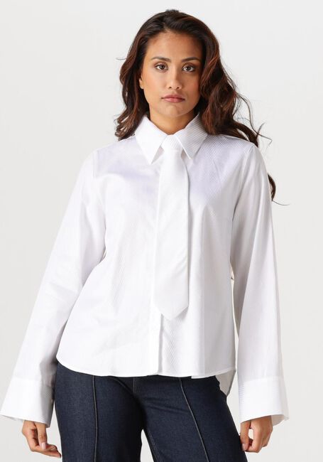 Weiße MOS MOSH Blusen MMAYEN STRIPE SHIRT - large