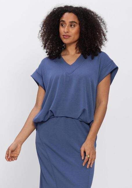 Blaue AIMEE THE LABEL Pullover KATJA SWEATER - large