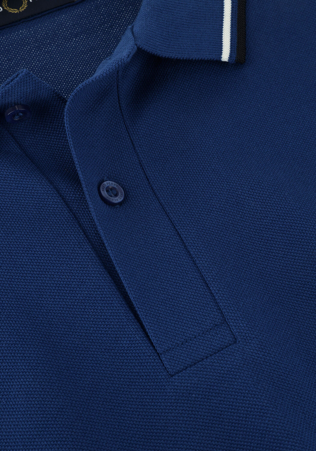 Blaue FRED PERRY Polo-Shirt TWIN TIPPED FRED PERRY SHIRT - large
