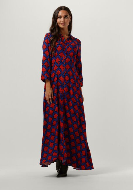 Mehrfarbige/Bunte Y.A.S. Maxikleid YASSAVANNA LONG SHIRT DRESS - large