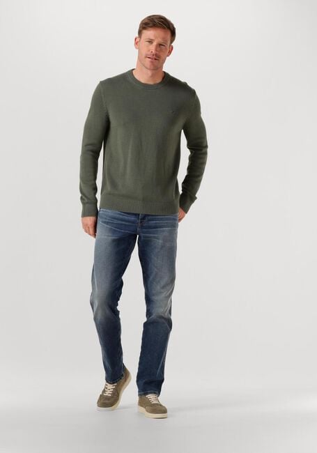 Olive TOMMY JEANS Pullover TJM SLIM ESS SWEATER EXTS - large